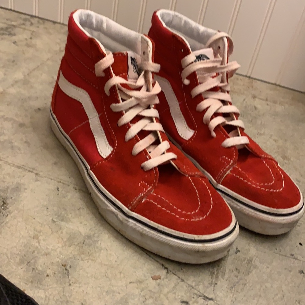 vans red